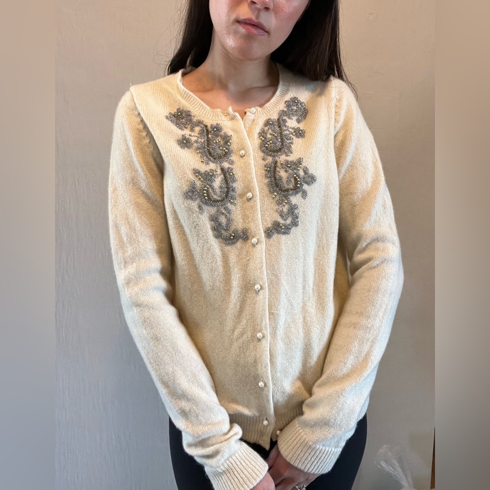 Eddie Bauer Vintage Beaded Sweater